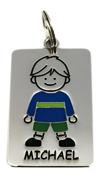 Kid's Tag Charm - Michael