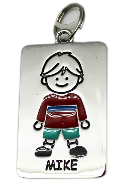 Kid's Tag Charm - Mike