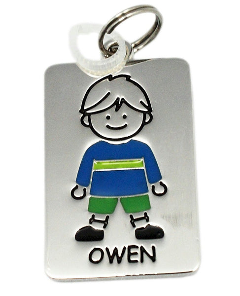 Kid's Tag Charm - Owen