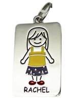 Kid's Tag Charm - Rachel