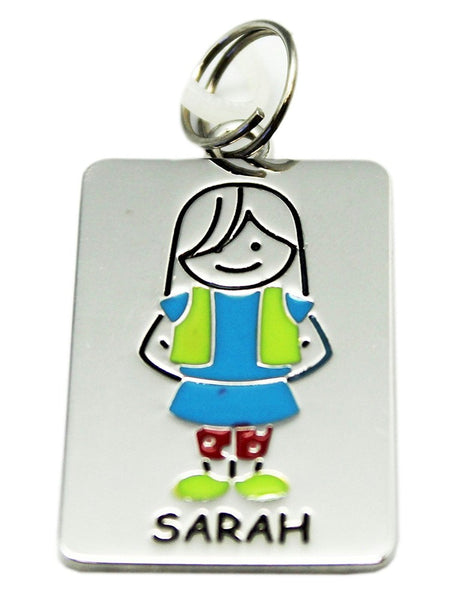 Kid's Tag Charm - Sarah