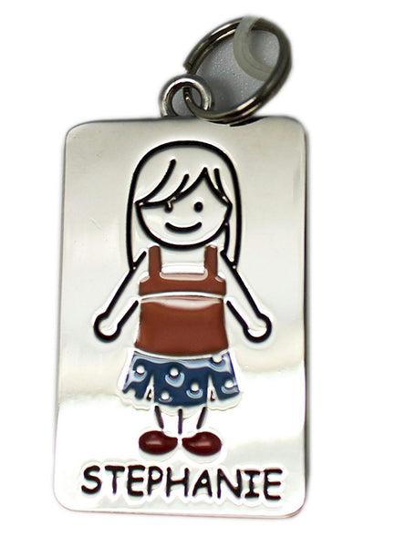 Kid's Tag Charm - Stephanie