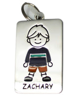 Kid's Tag Charm - Zachary