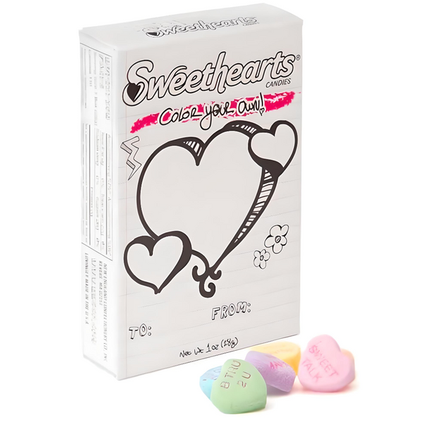 Necco Color Your Own Sweethearts Box