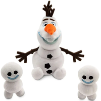 Disney Olaf and Snowgies Plush Bundle - Mini Bean Bag - 8'' - Frozen Fever