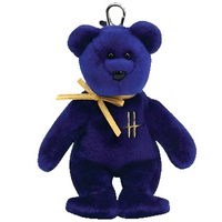 Ty Beanie Babies Omnia - Bear Key-clip (UK Harrods Exclusive)