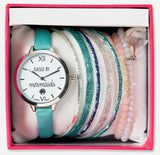 Justice Raised by Mermaids Watch & Bracelet Set