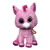 Ty Beanie Boos Rosey - Unicorn Large (Justice Exclusive)