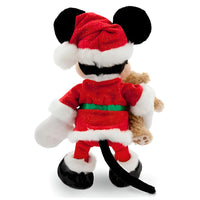 Santa Mickey Mouse Plush with Duffy the Disney Bear