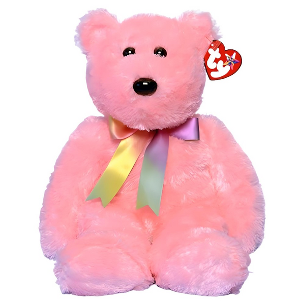 Ty Beanie Buddies Sherbet - Bear (Pink)