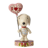 Peanuts by Jim Shore Snoopy with Heart Balloon