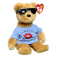Ty Beanie Babies Summerfest - Bear (Greater Milwaukee Area Exclusive)