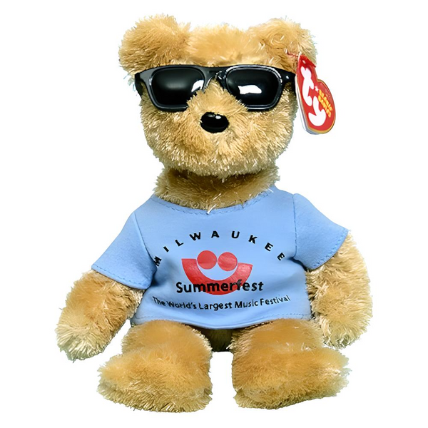 Ty Beanie Babies Summerfest - Bear (Greater Milwaukee Area Exclusive)