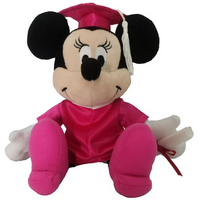 Disney Minnie Graduation Plush (Pink)