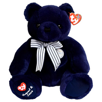 Ty Beanie Buddies World Class - Bear (NY Yankees Exclusive with Ty Logo & Game Day Ticket)