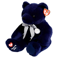 Ty Beanie Buddies World Class - Bear (NY Yankees Exclusive with Ty Logo & Game Day Ticket)