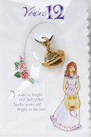 Growing Up Girls Charm - Age 12 Hat Package