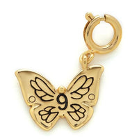 Growing Up Girls Charm - Age 9 Butterfly Back