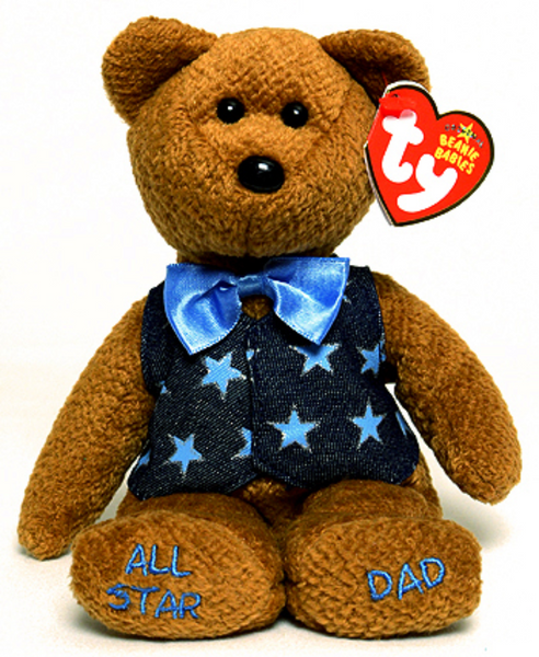 Ty Beanie Babies All-Star Dad - Bear