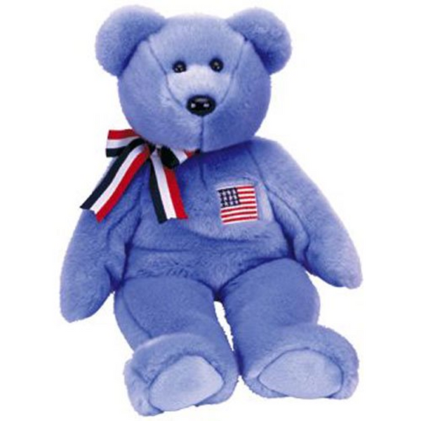 Ty Beanie Buddies America - Bear Blue