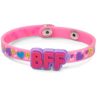 Justice BFF Hearts Silicone Bracelet Fruit Punch