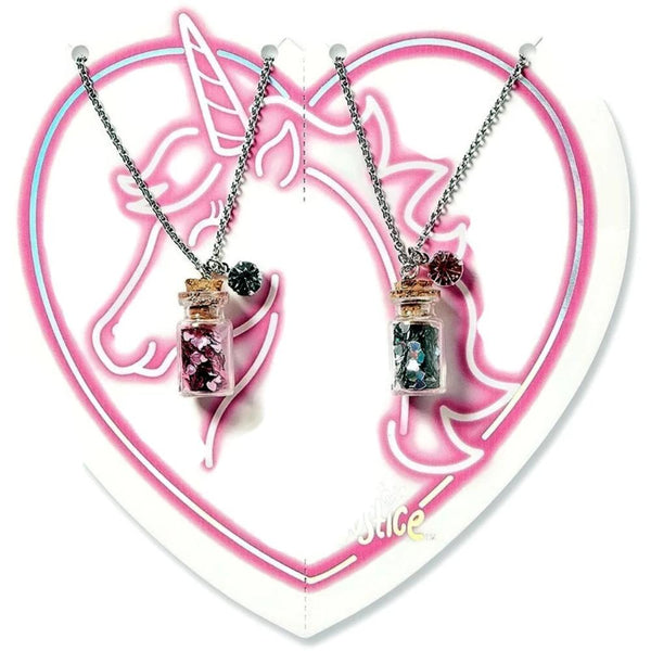 Justice BFF Unicorn Potion Necklace Set Package