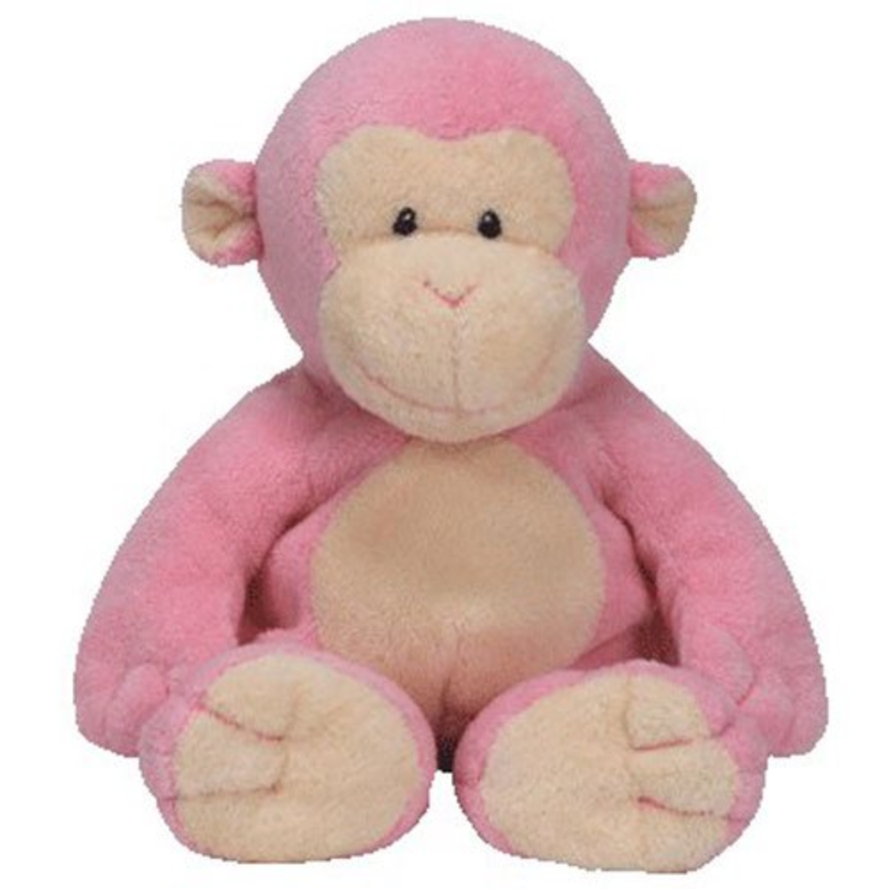 Baby Ty Baby Dangles Monkey Pink –1