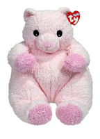 Baby Ty - Bearbaby Pink with Rattle