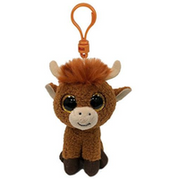 Ty Beanie Boos Angus - Highland Cow Clip (UK Exclusive)