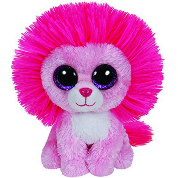 Ty Beanie Boos Fluffy - Pink Lion