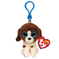 Ty Beanie Boos Muddles - Brown & White Dog Clip