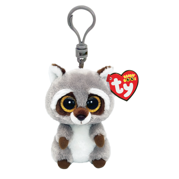 Ty Beanie Boos Oakie - Raccoon Clip