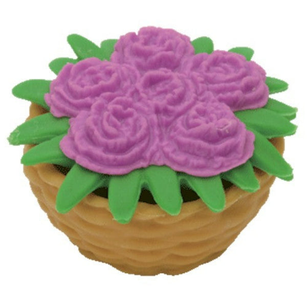 Ty Beanie Eraserz - Flower Basket Violet