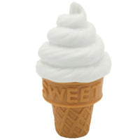 Ty Beanie Eraserz - Ice Cream Cone White