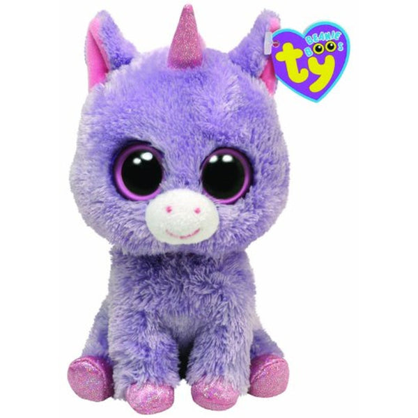 Ty Beanie Boos Rainbow Unicorn Medium bandbcollectibles