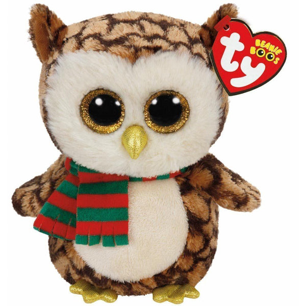 Ty Beanie Boo Wise the Holiday Owl