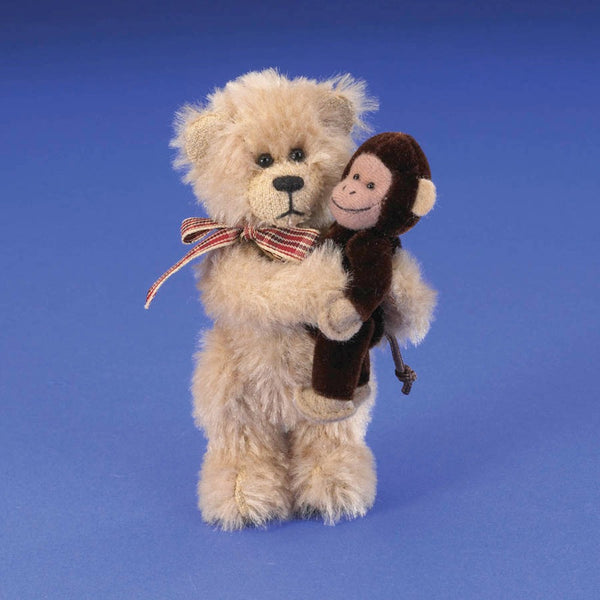 Boyds Mohair Bear with Monkey