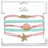 Justice Stores Braided Mermaid Charm Bracelet