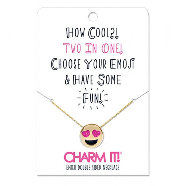CHARM IT! Emoji Double Sided Necklace