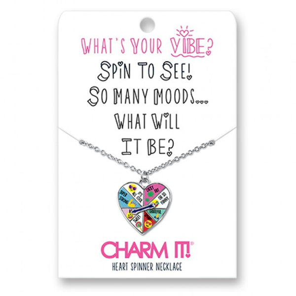 CHARM IT! Heart Spinner Necklace