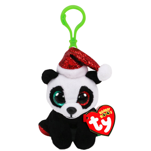 Ty Beanie Boos Pandy Claus - Panda Bear Clip (Claire's Exclusive)