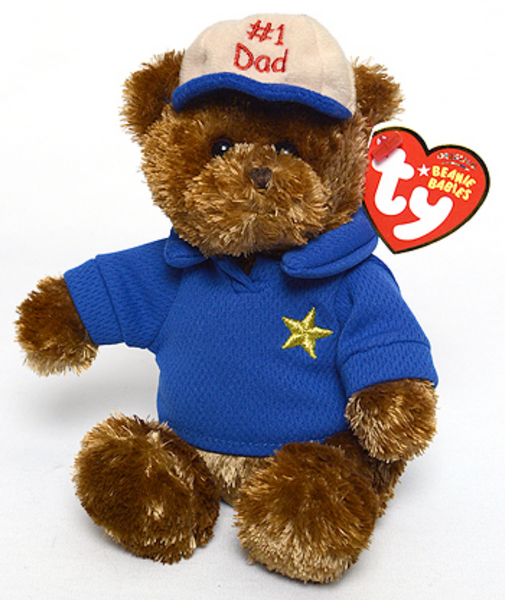 Ty Beanie Babies Dear Dad - Bear (Hallmark Gold Crown Exclusive)