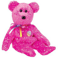 Ty Decade Bear - Hot Pink