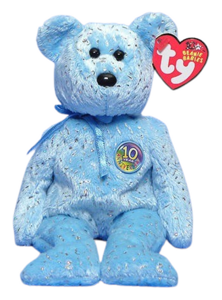 Ty Decade Bears Beanie Babies 10th Anniversary
