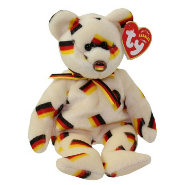 Ty Beanie Babies Deutschland - Bear Flag Nose (German Exclusive