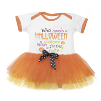 Ganz Tutu Cute Diaper Shirt Tutu - Who needs a Halloween Costume When I'm this Cute