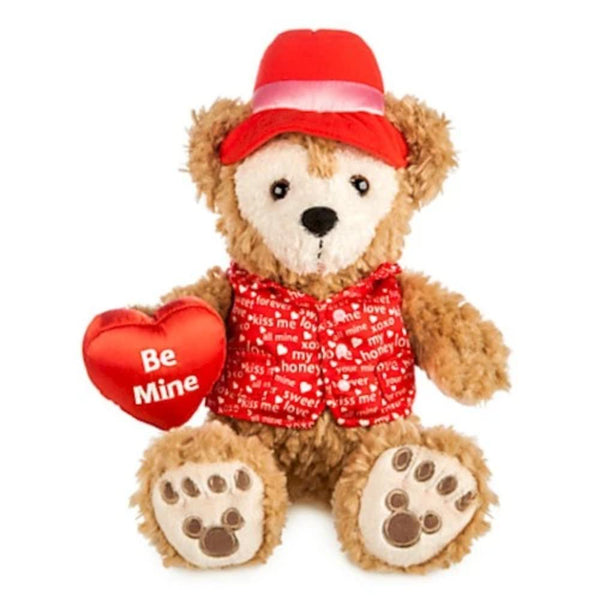Duffy the Disney Bear Plush - Valentine's Day - Small - 9''