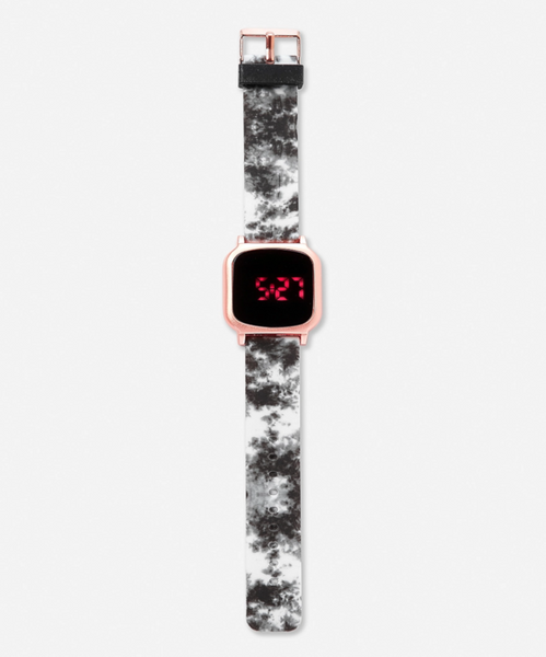 Justice Dye Effect LED Watch