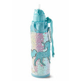 Justice Flip Sequin Unicorn Sleeved Water Bottle