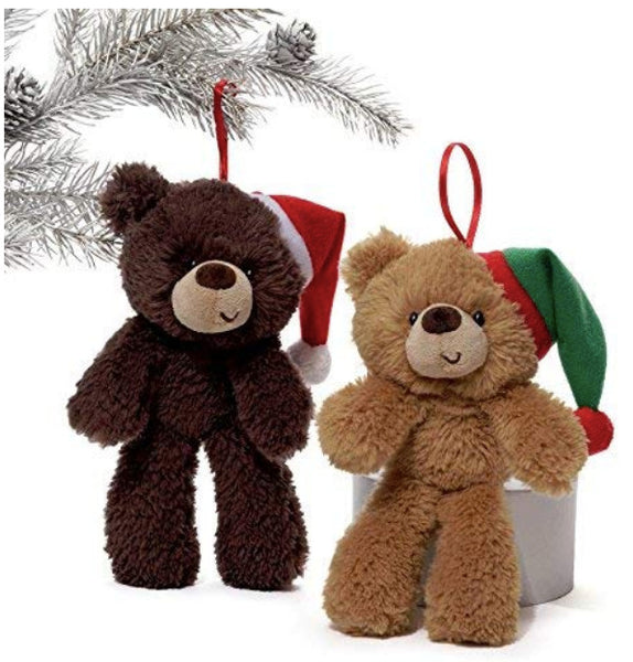 Gund Fuzzy Ornaments - Set of 2